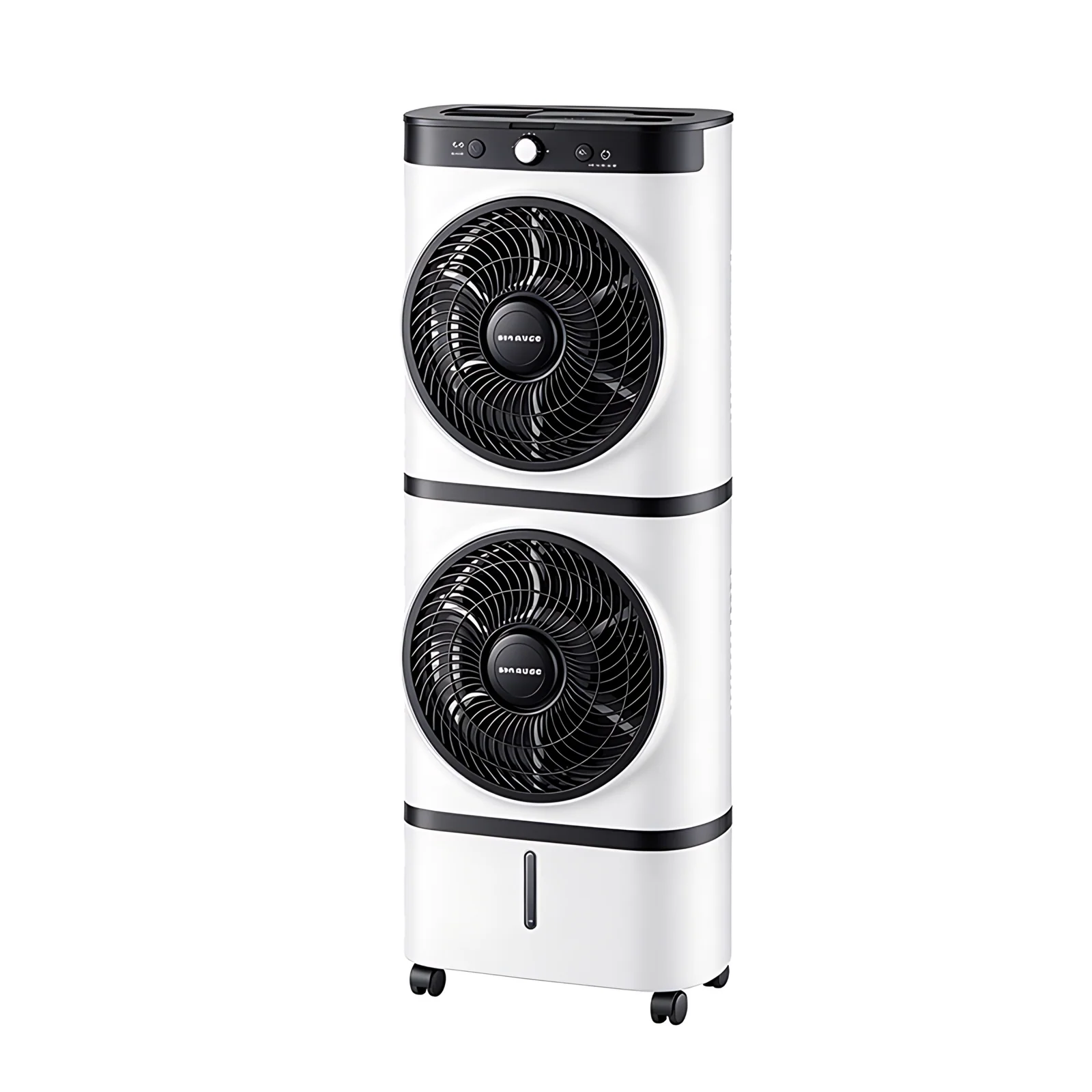 OEM Professional Factory Sale Floor Standing 7L Water Dual Fans Wheels Evaporative Portable Air Cooler