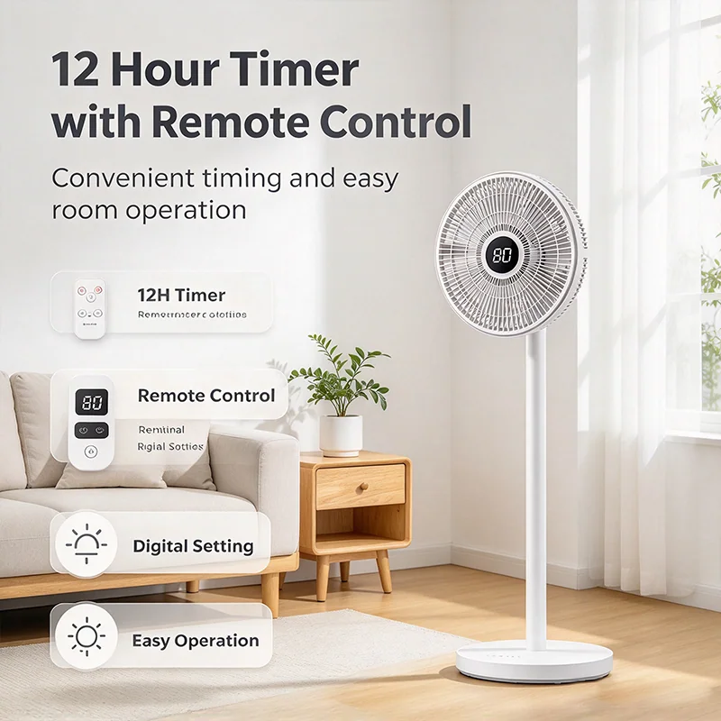 Quiet Oscillating Stand Fan — image 4